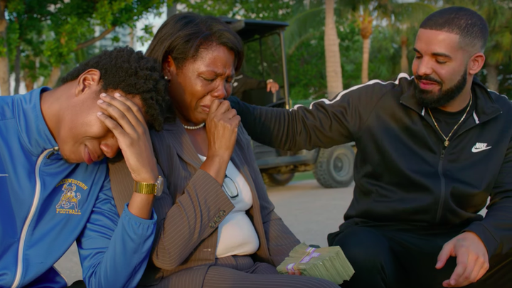 Drake S God S Plan Video Makes Generosity Into Entertainment
