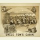 A black and white lithograph poster of a scene from Uncle Tom's Cabin