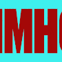 The phrase "IMHO" with the 'H' blinking