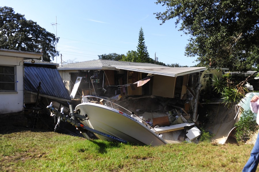 sinkhole house