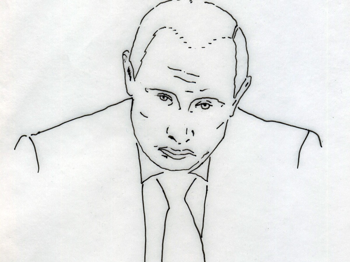 Путин в разных стилях рисунки
