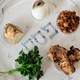 A seder plate