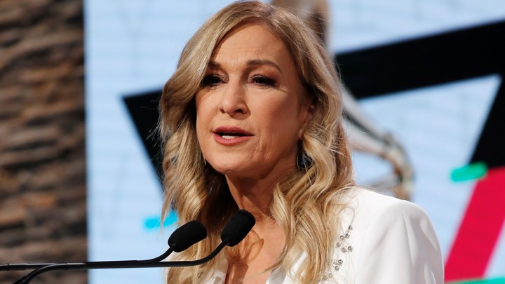 Deborah Dugan announces Grammy nominations in November 2019.