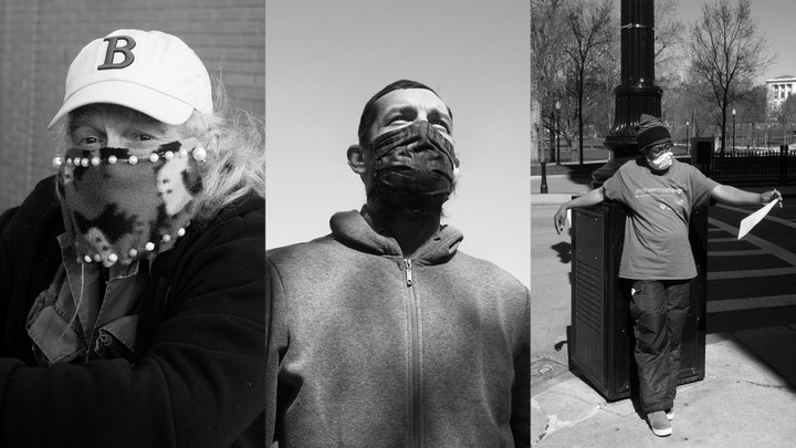 Members of the Black Seed Writers Group, a once-a-week session for homeless writers in downtown Boston, photographed on April 7