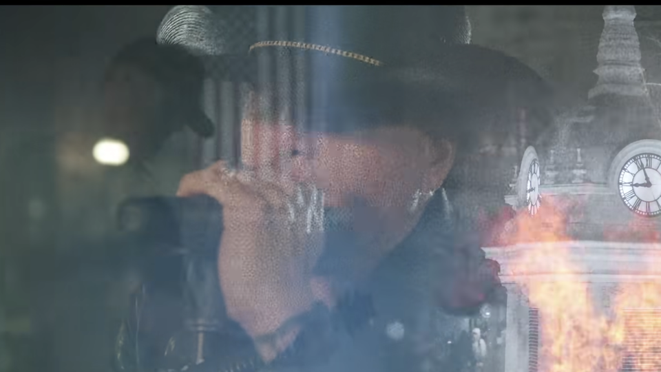 A still of Jason Aldean in his music video