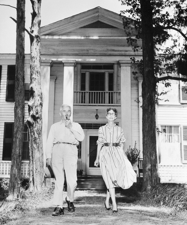 Faulkner and his wife