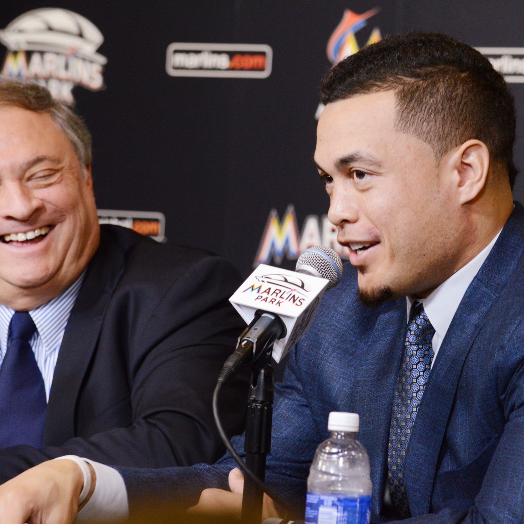 Stanton makes history for Marlins