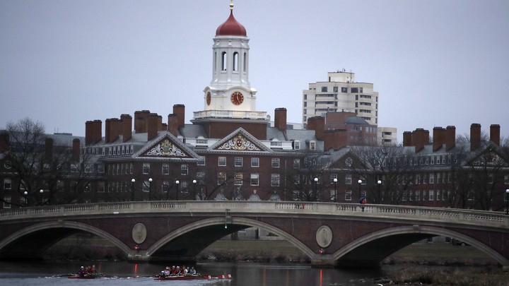 Harvard University's campus, in Cambridge, Massachusetts