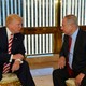 Israeli Prime Minister Benjamin Netanyahu speaks to Republican U.S. presidential candidate Donald Trump during their meeting in New York on September 25, 2016.