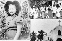 A collage showing a photograph of the author's mother Mariquita