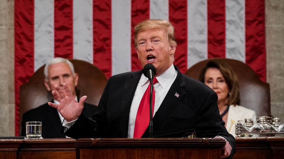 Donald Trump gives the State of the Union address in 2019.