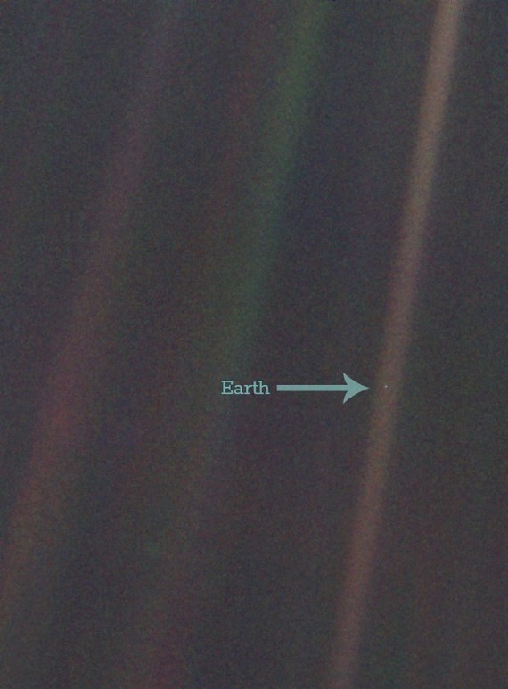 The first person to see the 'Pale Blue Dot' image still has it stashed in  her closet