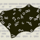 Animation of letters floating around in a black ooze