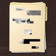 Image of Epstein in a cut up file folder