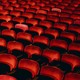 Rows of empty theater seats