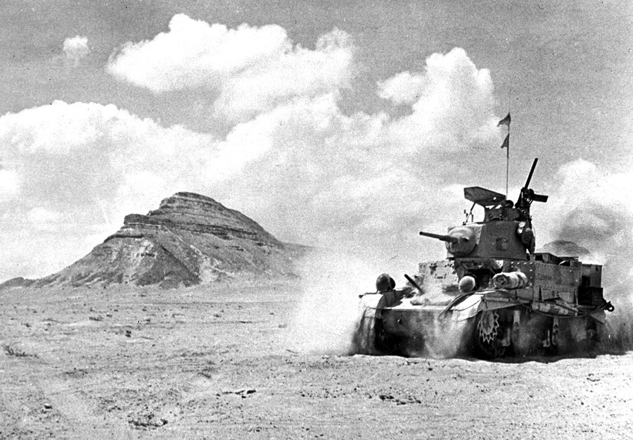 what battle did the British fake their tanks wwii north africa