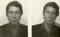 Diptych of Leonard Cohen portraits