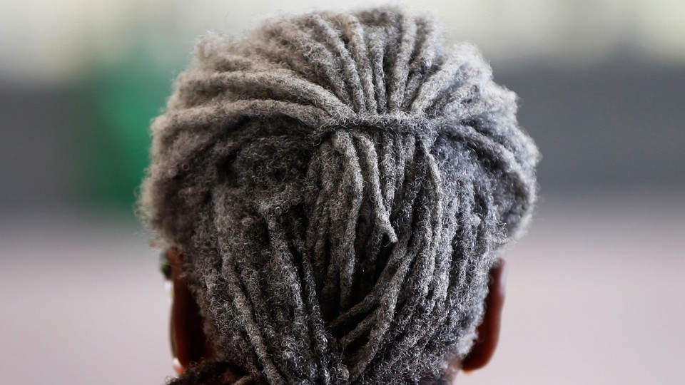 A person with dreadlocks