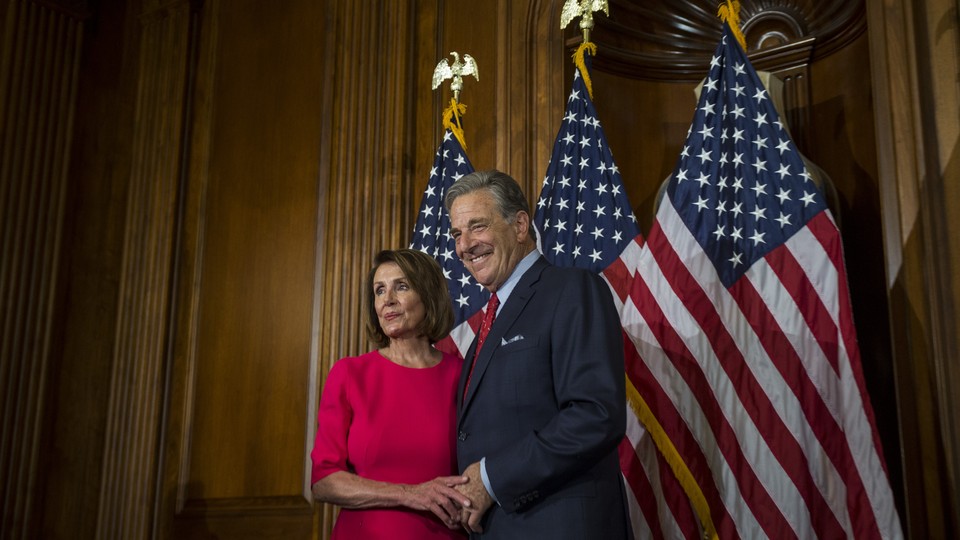 Nancy Pelosi with her husband, Paul Pelosi, in 2019 in Washington, DC.