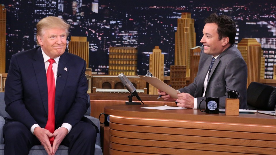 Donald Trump and Jimmy Fallon on 'The Tonight Show'