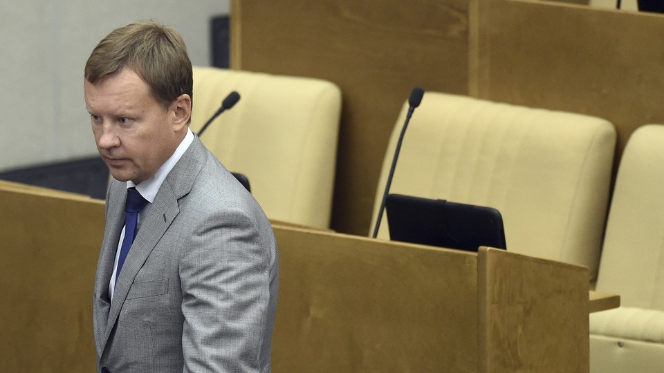 Russian lawmaker Denis Voronenkov attends a session at the State Duma, the lower house of parliament, in Moscow, Russia on September 15, 2015.