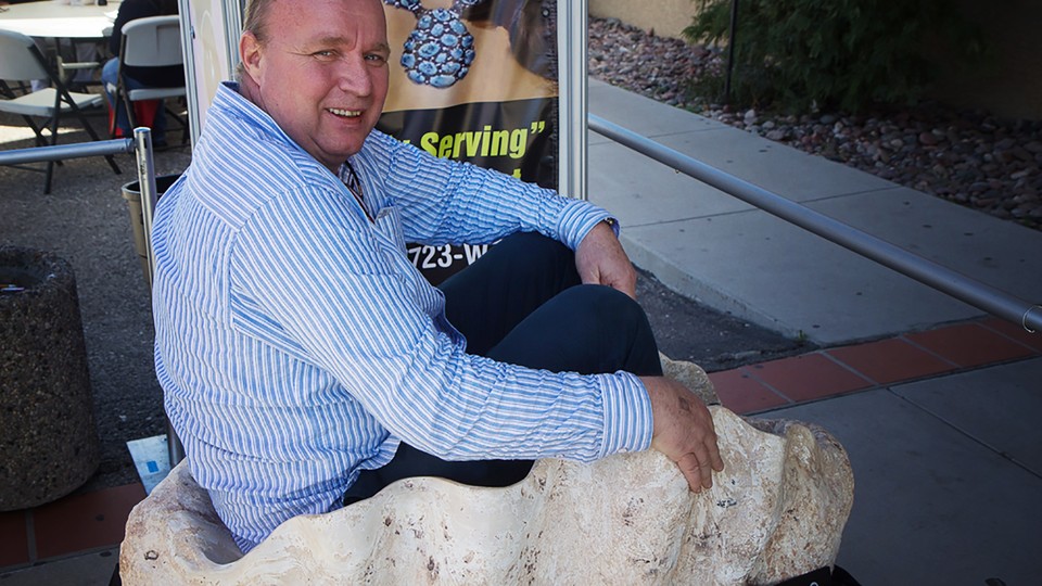 At the Tucson Gem Show The Giant Clam Shell Funding a Menstrual
