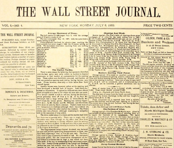 What Makes The Wall Street Journal Look Like The Wall Street