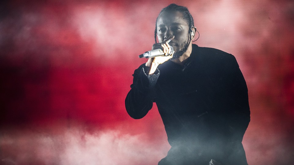 Kendrick Lamar at Coachella 2017