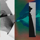 Collage showing a hand with a pencil and a cloaked figure
