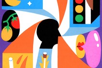 A colorful composite of illustrations of the mind-blowing facts