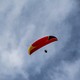 A person skydiving