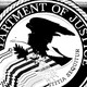 Illustration of the Department of Justice’s seal melting