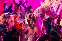 Chappell Roan performing at the Grammys