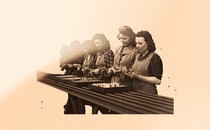 illustration of women working
