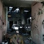 A burned out house is seen in the Old City of Mosul, Iraq, on June 28, 2017.