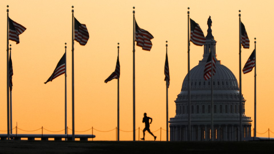 The Capitol Building at sunrise