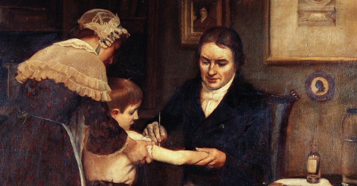 Who created the first vaccine for smallpox?