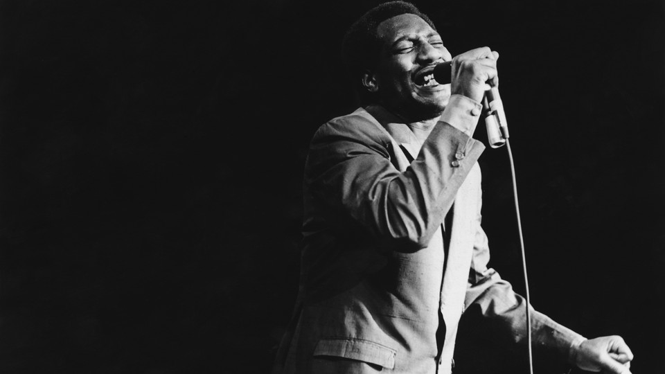 The American soul singer Otis Redding performs at the Monterey Pop Festival in California in June 1967.