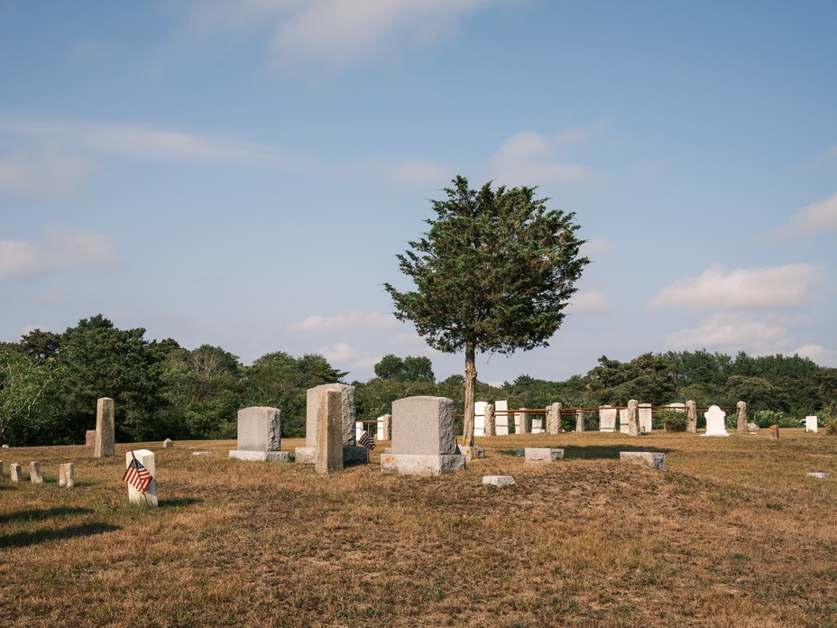 The Coloured Cemetary  on Nantucket. 2021.