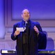 Harvey Weinstein speaks at the Weinstein Company's Oscars party in 2014.