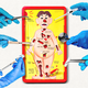 Illustration of many gloved hands performing medical procedures on an Operation board game