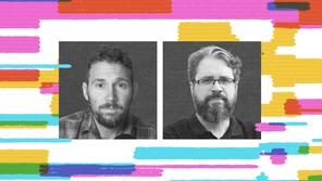 image of Charlie Warzel on the left and Elliot Higgins on the right