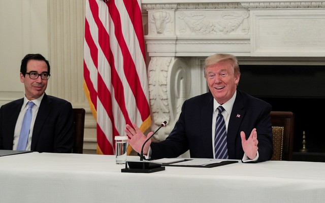 Donald Trump and Steven Mnuchin