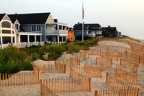 A photograph of beach homes along the Jersey Shore