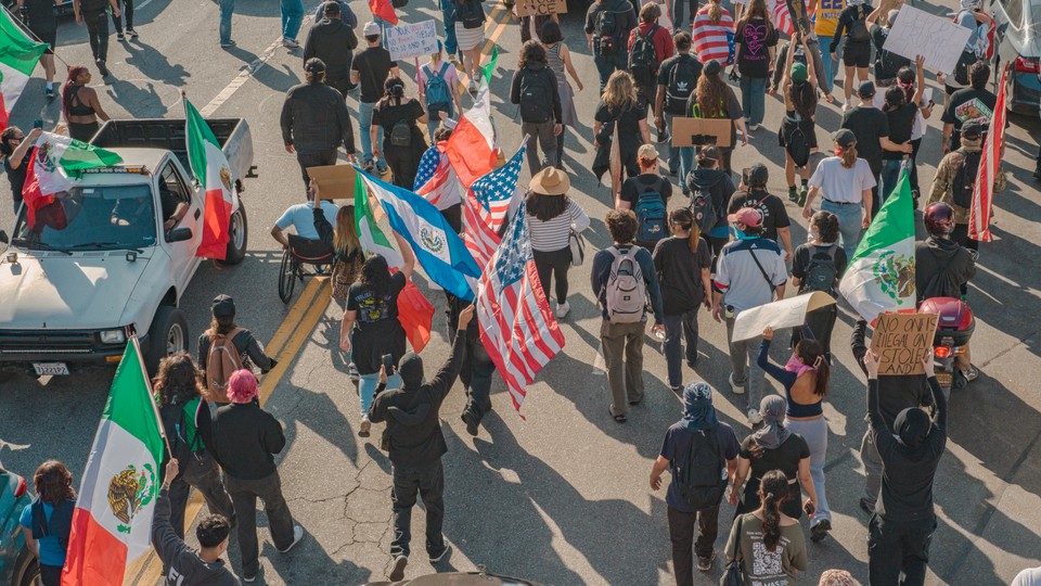 Photograph of the L.A. protests