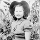 A collage showing a photograph of the author's mother Mariquita