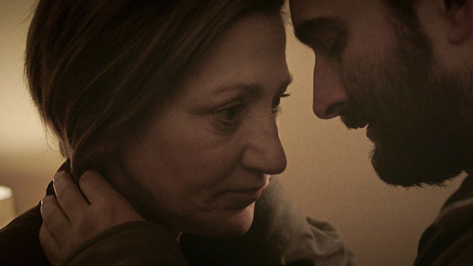 Edie Falco and Jay Duplass in 'Outside In'