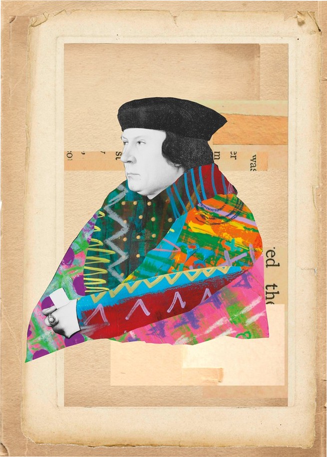 A colorful cutout of Thomas Cromwell 