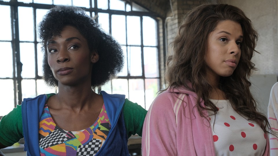 Candy (Angelica Ross) and Lulu (Hailie Sahar) of the FX drama 'Pose'