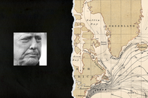 An illustration of Trump next to a map of Greenland
